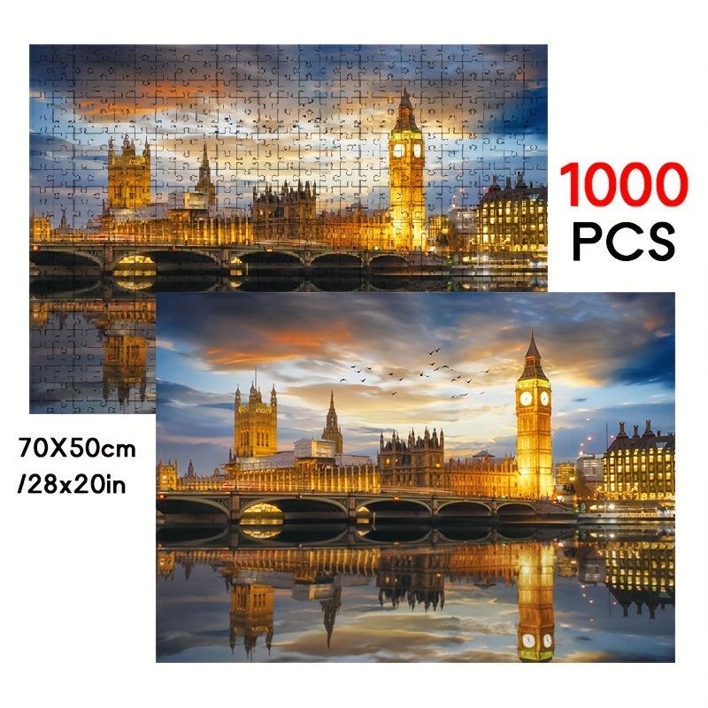 Westminster Palace 1000pc Jigsaw Puzzle Night View Houses Of Parliament