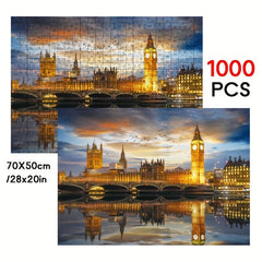 Westminster Palace 1000pc Jigsaw Puzzle Night View Houses Of Parliament