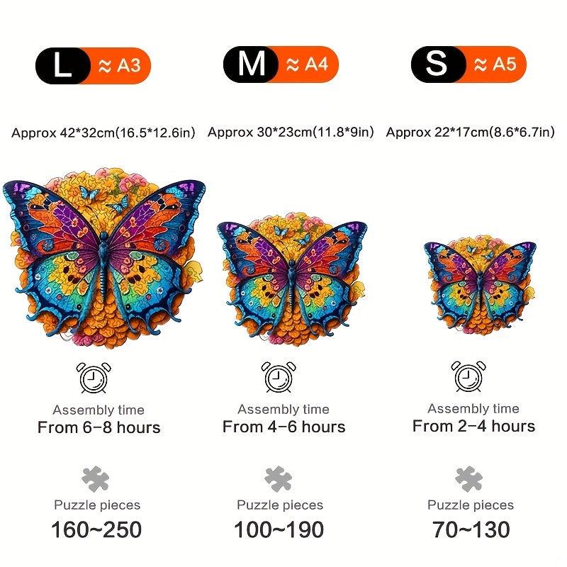 Butterfly Honey Wooden Puzzle Educational Toy
