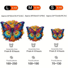 Butterfly Honey Wooden Puzzle Educational Toy