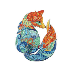 Fox Wood Puzzle Kid Toy A3 A4 A5 Size Puzzle Box