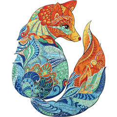 Fox Wood Puzzle Kid Toy A3 A4 A5 Size Puzzle Box