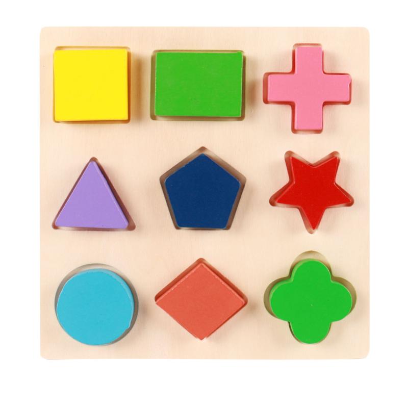 Wooden 3D Puzzles Montessori Games for Kids