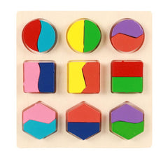 Wooden 3D Puzzles Montessori Games for Kids