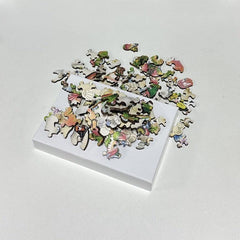 Rabbit Forest Puzzle Challenging DIY Crafts Christmas Wooden Jigsaw P