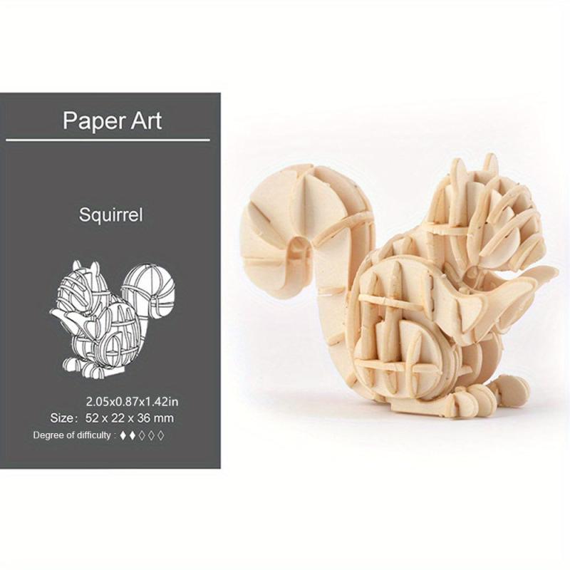 3D Puzzle Animal Assembly Kit Creative DIY Ornament Model
