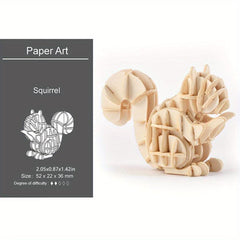 3D Puzzle Animal Assembly Kit Creative DIY Ornament Model