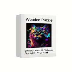 Wooden Animal Puzzle Educational Game Toys for Adults and Children