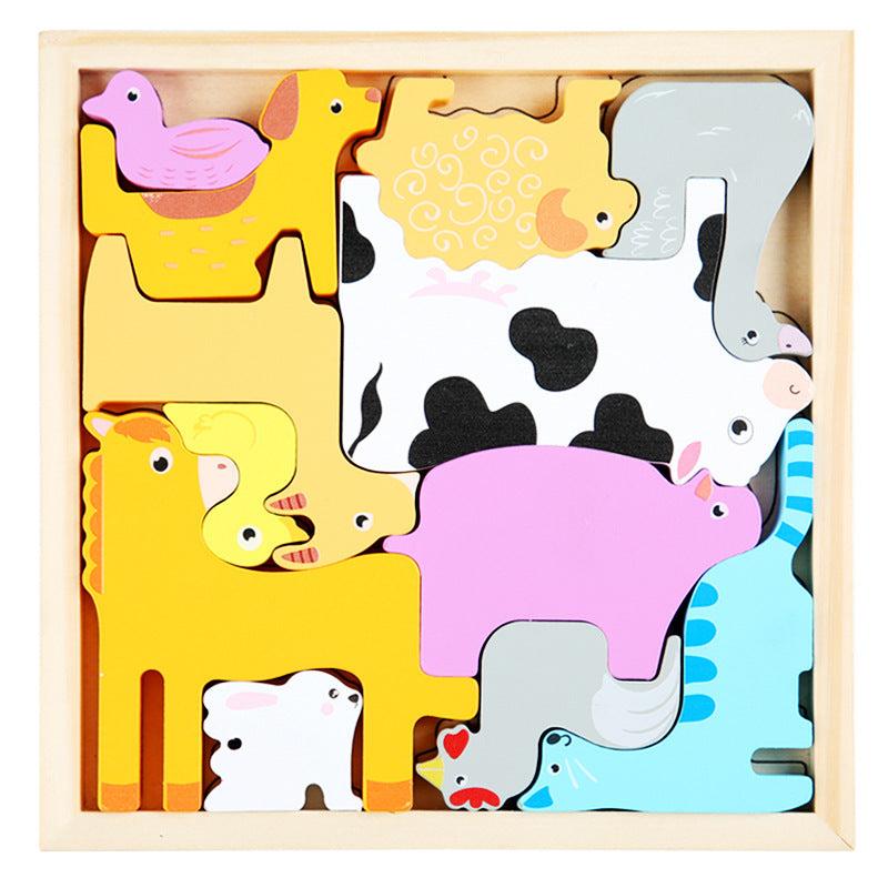 3D Puzzles for Kids Animal Fruit & Veggie Games