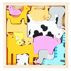 3D Puzzles for Kids Animal Fruit & Veggie Games