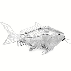 Little Carp 3D Metal Puzzle Building Blocks Model Kit Brain Teaser Fidget Toy