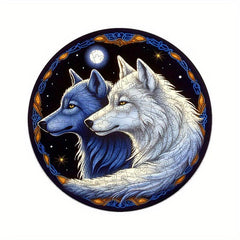 Double Wolf Jigsaw Special shaped Animal Puzzle Toy For Adults
