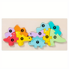 Wooden Animal Shape Puzzles for Kids 3+ Years