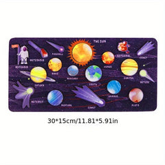 Wooden Solar System Puzzle for Kids Parties & Play