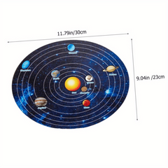 Wooden Solar System Puzzle for Kids Parties & Play