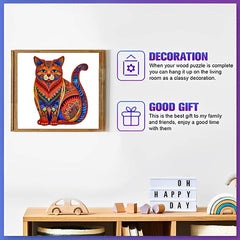 Cat Wooden Puzzle Variety Of Special Shapes Creative For Boys And Girls