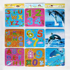 3pcs Children Baby Educational Puzzle Toy Toddler Cartoon Puzzle Board Gift