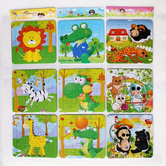 3pcs Children Baby Educational Puzzle Toy Toddler Cartoon Puzzle Board Gift