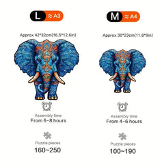 Ice Elephant Puzzle: Challenging Adult Decompression Toy