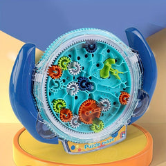 Kids Ball Maze Toy Gear Control Built in Steel Bullet Beads Challenge Game