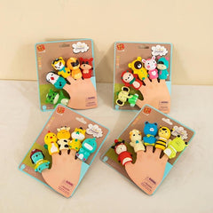 Cartoon Animal Finger Puppet Finger Toy Gift For Kids Children's Toy