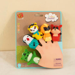 Cartoon Animal Finger Puppet Finger Toy Gift For Kids Children's Toy
