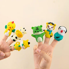 Cartoon Animal Finger Puppet Finger Toy Gift For Kids Children's Toy