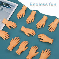 20pcs Tiny Hands Finger Puppets Mini Prank Hand Gag Party Favors