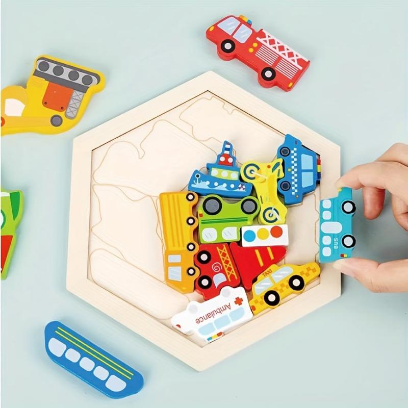 Wooden Animal Puzzle Montessori Educational Toy