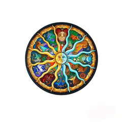 Irregular 3D Wooden Jigsaw Puzzles DIY Educational Toys