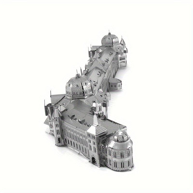 3D Metal Jigsaw Puzzle Model DIY Tokyo Train Station Building