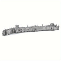 3D Metal Jigsaw Puzzle Model DIY Tokyo Train Station Building