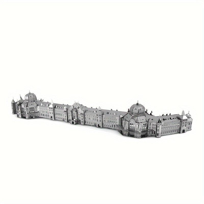 3D Metal Jigsaw Puzzle Model DIY Tokyo Train Station Building