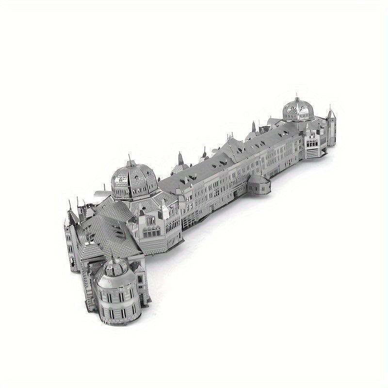3D Metal Jigsaw Puzzle Model DIY Tokyo Train Station Building