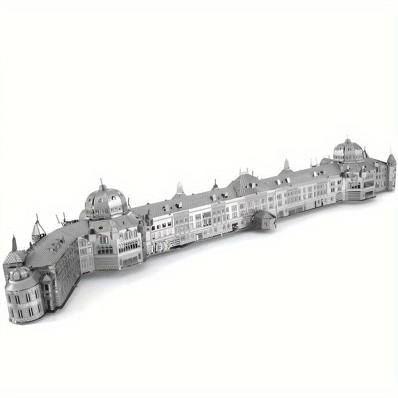 3D Metal Jigsaw Puzzle Model DIY Tokyo Train Station Building