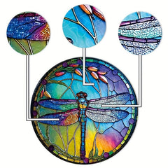 Dragonfly Wooden Jigsaw Puzzle Creative Landscaping Gift Bar Decor