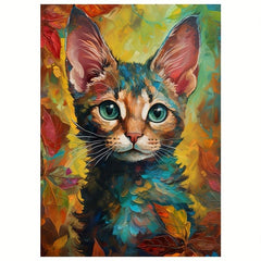 Cat Wooden Puzzle Irregular Animal Shaped Jigsaw Puzzle