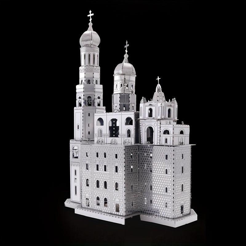 3D Metal Jigsaw Puzzle Model Ivan The Great Clock Tower