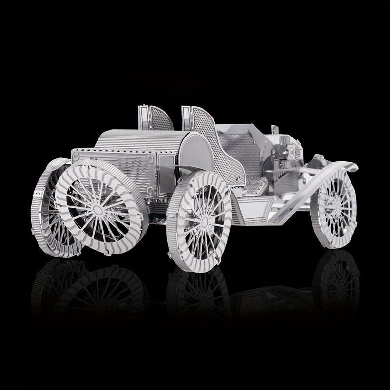 Educational Metal 3D Puzzle DIY Antique Cars Panel Assembly