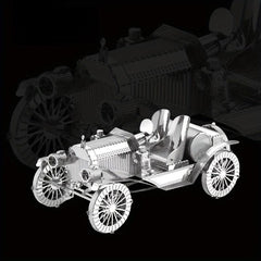 Educational Metal 3D Puzzle DIY Antique Cars Panel Assembly