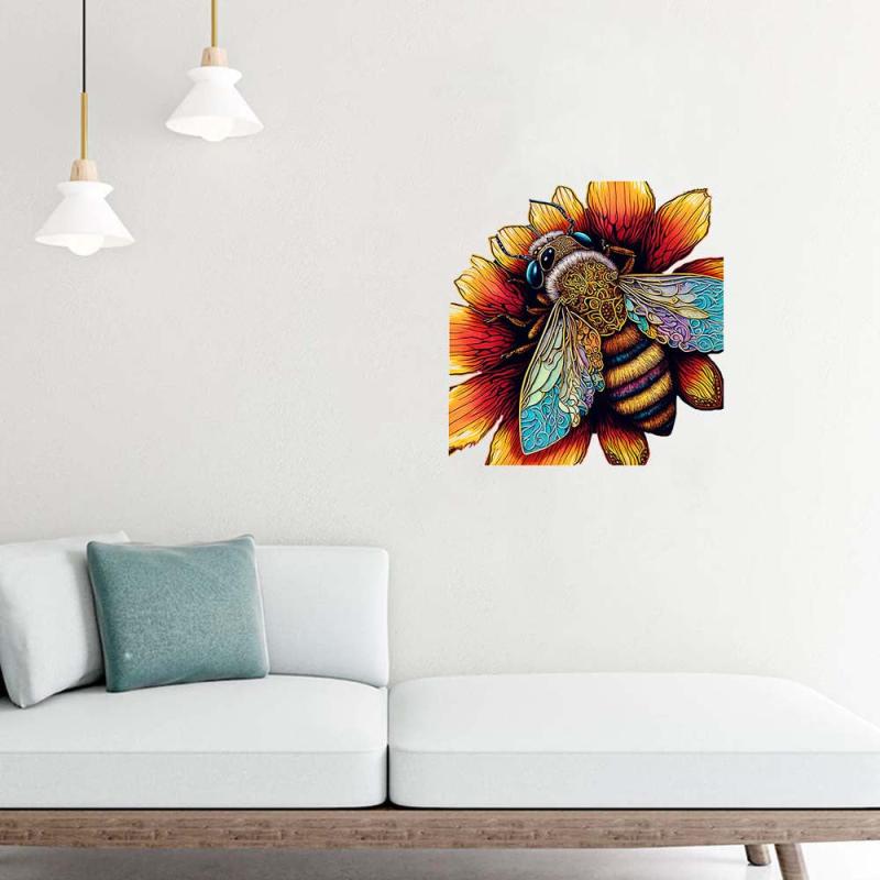 Bee Wooden Jigsaw Puzzle For Kids and Adults