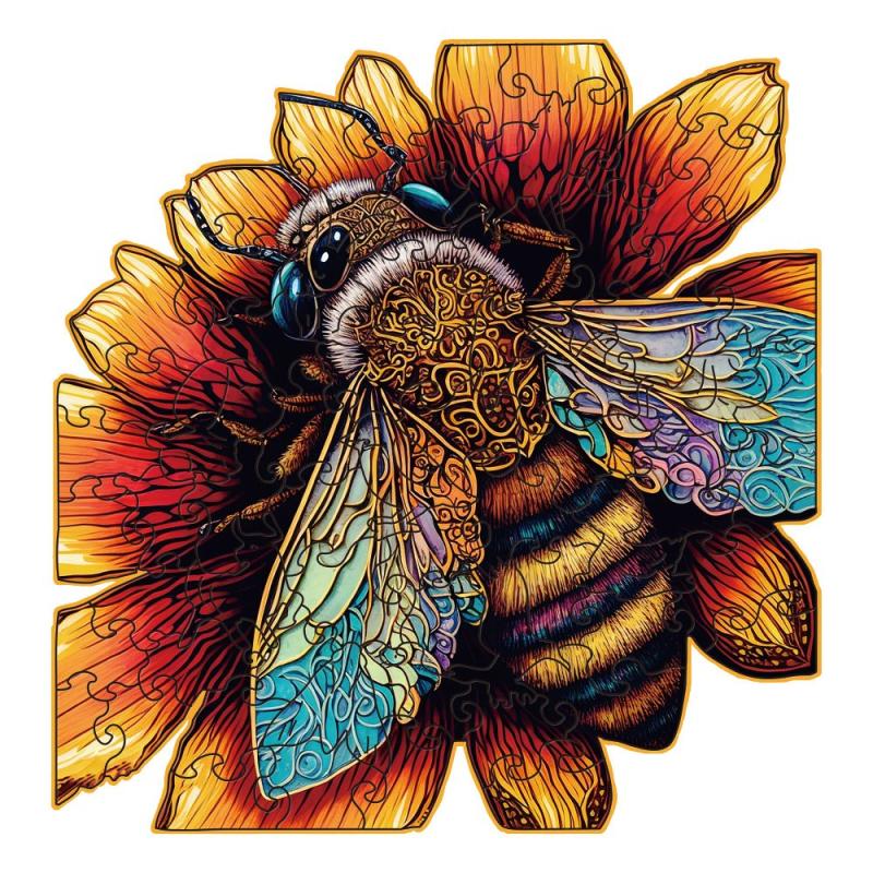 Bee Wooden Jigsaw Puzzle For Kids and Adults