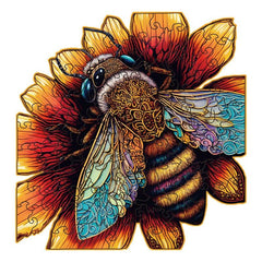 Bee Wooden Jigsaw Puzzle For Kids and Adults