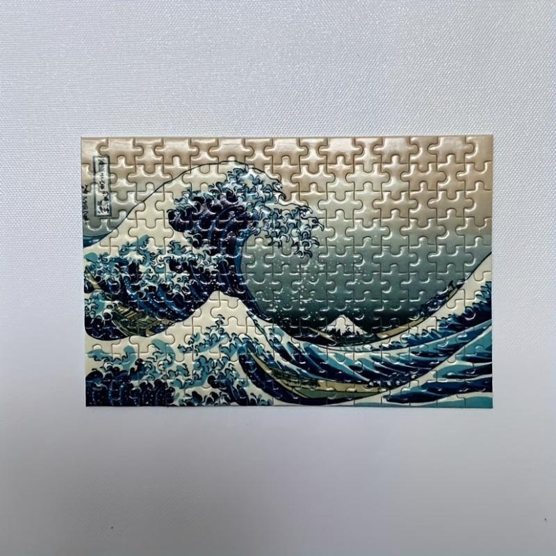 150Pcs Mini Test Tube Puzzle Great Wave of Kanagawa