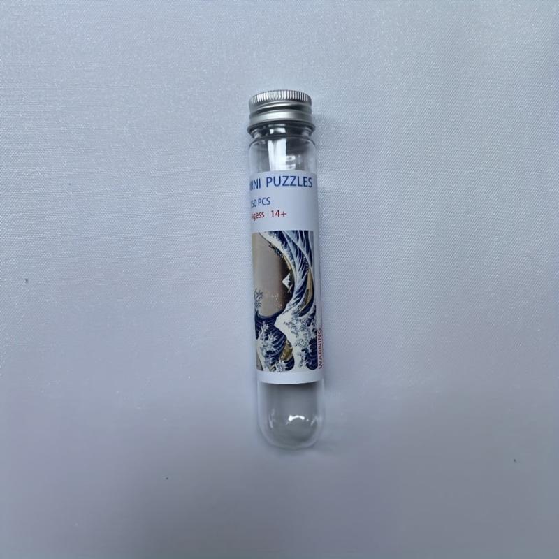 150Pcs Mini Test Tube Puzzle Great Wave of Kanagawa