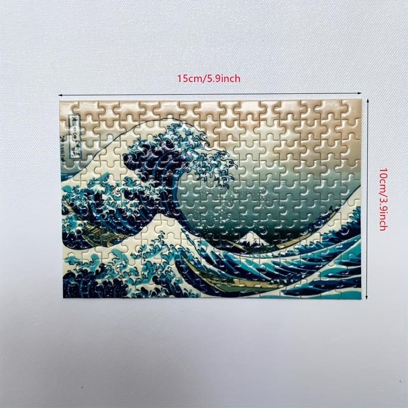 150Pcs Mini Test Tube Puzzle Great Wave of Kanagawa