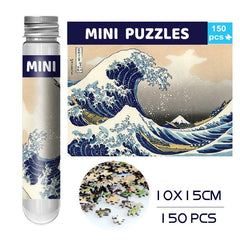 150Pcs Mini Test Tube Puzzle Great Wave of Kanagawa