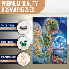 Goddess Wooden Puzzles For Adults Irregular Animal Shaped Jigsaw Gift