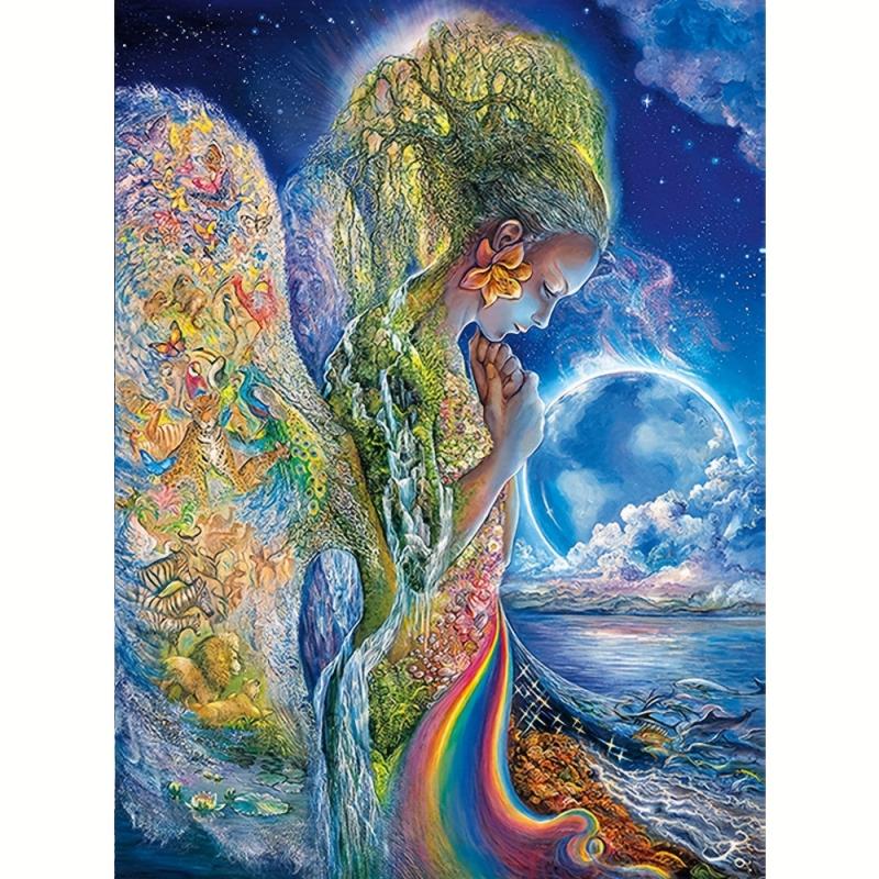 Goddess Wooden Puzzles For Adults Irregular Animal Shaped Jigsaw Gift