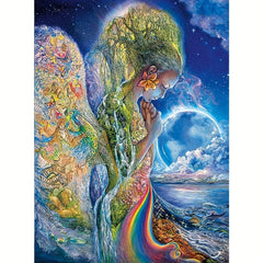 Goddess Wooden Puzzles For Adults Irregular Animal Shaped Jigsaw Gift